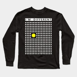 I m different dots Long Sleeve T-Shirt